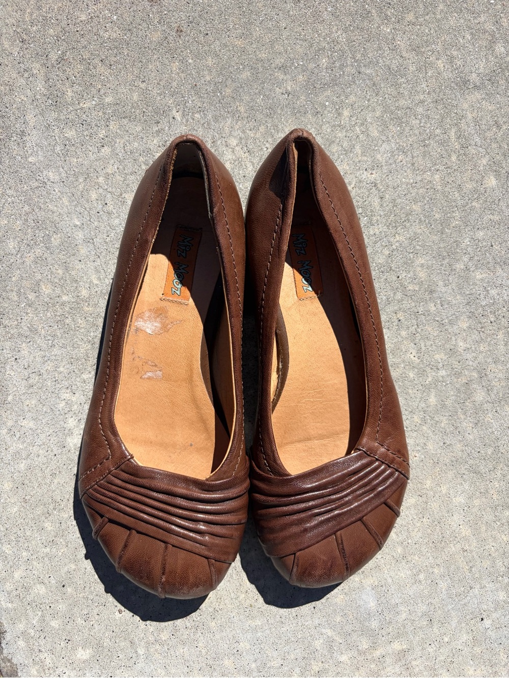 Brown Womens Ballet Flats by